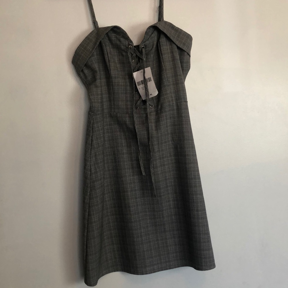Forever 21 dress . WOVEN DRESS * BLACK/ IVORY